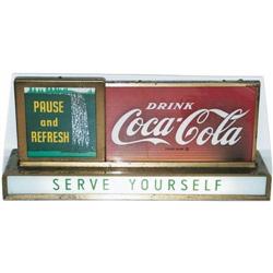 Coke waterfall lightup sign