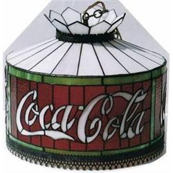 Leaded glass Coke shade