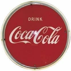 Coke halo lighted wall sign