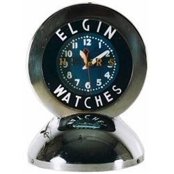 Elgin Watches neon store clock