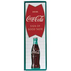 Coke sign with bottle