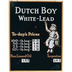 Dutch Boy paint sign