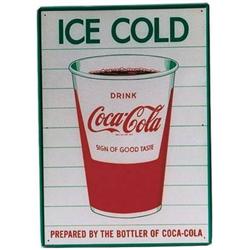 Coke vertical cup sign