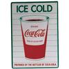 Image 1 : Coke vertical cup sign