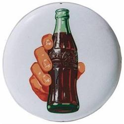 Coke aluminum button