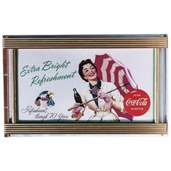 Coke poster framed