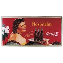 Coke poster framed