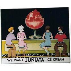 Junita Ice Cream sign