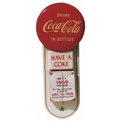 Tin calendar holder