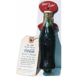 Coke bottle door pull