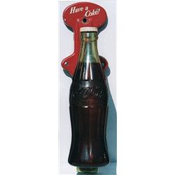Coke bottle door pull