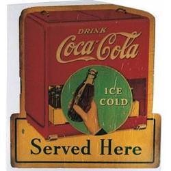 Coke window decal