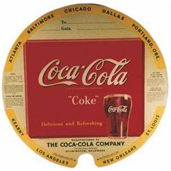 Coke paper keg labels