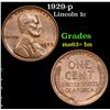 Image 1 : 1929-p Lincoln Cent 1c Grades Select+ Unc BN