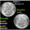 Image 1 : 1901-o Morgan Dollar $1 Grades Select Unc