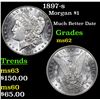 Image 1 : 1897-s Morgan Dollar $1 Grades Select Unc