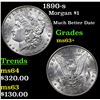 Image 1 : 1890-s Morgan Dollar $1 Grades Select+ Unc