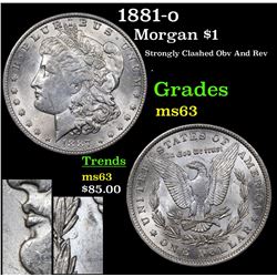 1881-o Morgan Dollar $1 Grades Select Unc