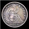 Image 2 : 1840 No Drapery Seated Liberty Dime 10c Grades vf++