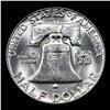 Image 3 : 1963-d Franklin Half Dollar 50c Grades Select+ Unc