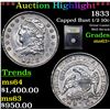 Image 1 : ***Auction Highlight*** 1833 Capped Bust Half Dime 1/2 10c Graded Select+ Unc By USCG (fc)