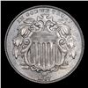 Image 2 : 1867 No Rays Shield Nickel 5c Grades Select+ Unc