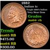 Image 1 : 1882 Indian Cent 1c Grades Choice+ Unc RB