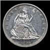 Image 2 : ***Auction Highlight*** 1842-p Medium Date Seated Half Dollar 50c Graded Select Unc+ PL By USCG (fc)