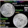 Image 1 : ***Auction Highlight*** 1822 Capped Bust Half Dollar 50c Graded Select AU By USCG (fc)