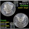 Image 1 : 1883-o Morgan Dollar $1 Grades Select Unc+ DMPL