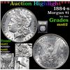 Image 1 : ***Auction Highlight*** 1884-s Morgan Dollar $1 Graded Select Unc By USCG (fc)