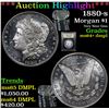 Image 1 : ***Auction Highlight*** 1880-s Morgan Dollar $1 Graded Choice Unc+ DMPL By USCG (fc)