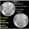 Image 1 : 1888-o Morgan Dollar $1 Grades Choice+ Unc