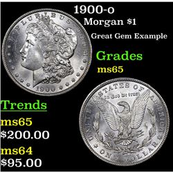 1900-o Morgan Dollar $1 Grades GEM Unc