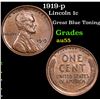 Image 1 : 1919-p Lincoln Cent 1c Grades Choice AU