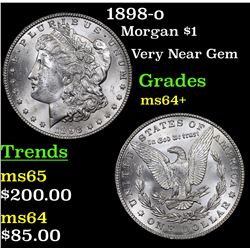 1898-o Morgan Dollar $1 Grades Choice+ Unc