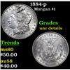 Image 1 : 1884-p Morgan Dollar $1 Grades Unc Details