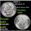 Image 1 : 1897-s Morgan Dollar $1 Grades Select Unc