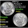 Image 1 : 1883-p Morgan Dollar $1 Grades Choice+ Unc