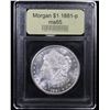 Image 4 : ***Auction Highlight*** 1881-p Morgan Dollar $1 Graded GEM Unc By USCG (fc)