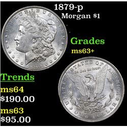 1879-p Morgan Dollar $1 Grades Select+ Unc