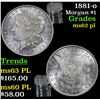 Image 1 : 1881-o Morgan Dollar $1 Grades Select Unc PL