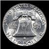Image 3 : 1960-p Franklin Half Dollar 50c Grades Select Unc