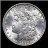 Image 2 : 1886-p Rainbow Toned Morgan Dollar $1 Grades Select+ Unc