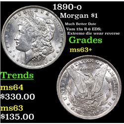 1890-o Morgan Dollar $1 Grades Select+ Unc