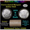 Image 1 : ***Auction Highlight*** 1879 & CC Uncirculated Morgan Dollar Shotgun Roll (fc)