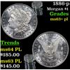 Image 1 : 1886-p Morgan Dollar $1 Grades Select Unc+ PL
