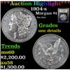 Image 1 : ***Auction Highlight*** 1904-s Morgan Dollar $1 Graded Unc Details By USCG (fc)