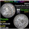 Image 1 : ***Auction Highlight*** 1813 Capped Bust Half Dollar 50c Graded Select AU By USCG (fc)
