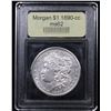 Image 4 : ***Auction Highlight*** 1890-cc Morgan Dollar $1 Graded Select Unc By USCG (fc)